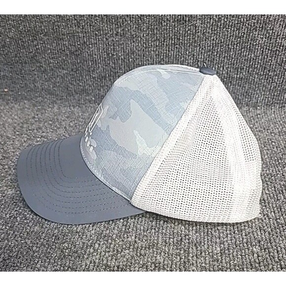 NEW PGA Tour Men's Adjustable Snapback Blue  Camouflage Trucker Cap - Picture 2 of 7
